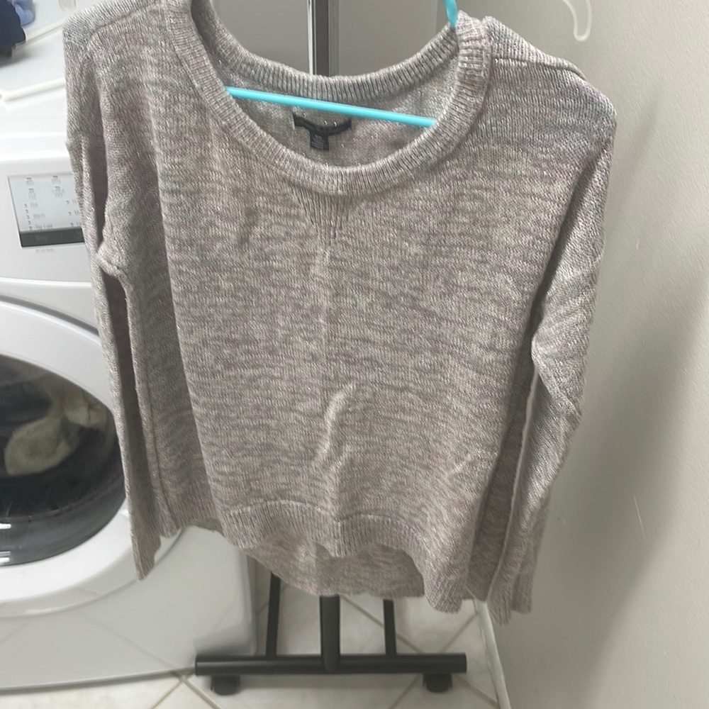 American Eagle sparkle detail sweater light weight beautiful light colors
